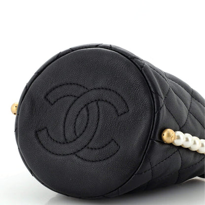 Chanel About Pearls Bucket Bag