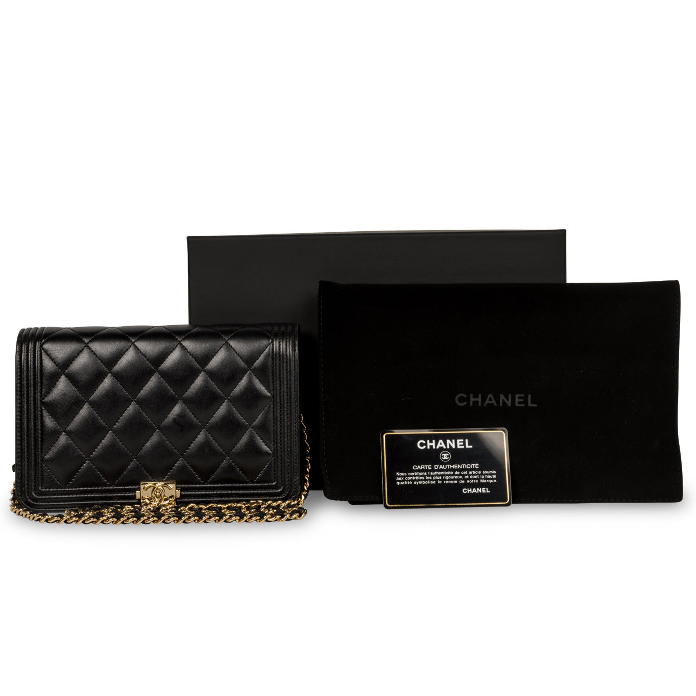Chanel Boy Wallet on Chain