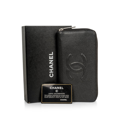 Chanel CC Caviar Wallet