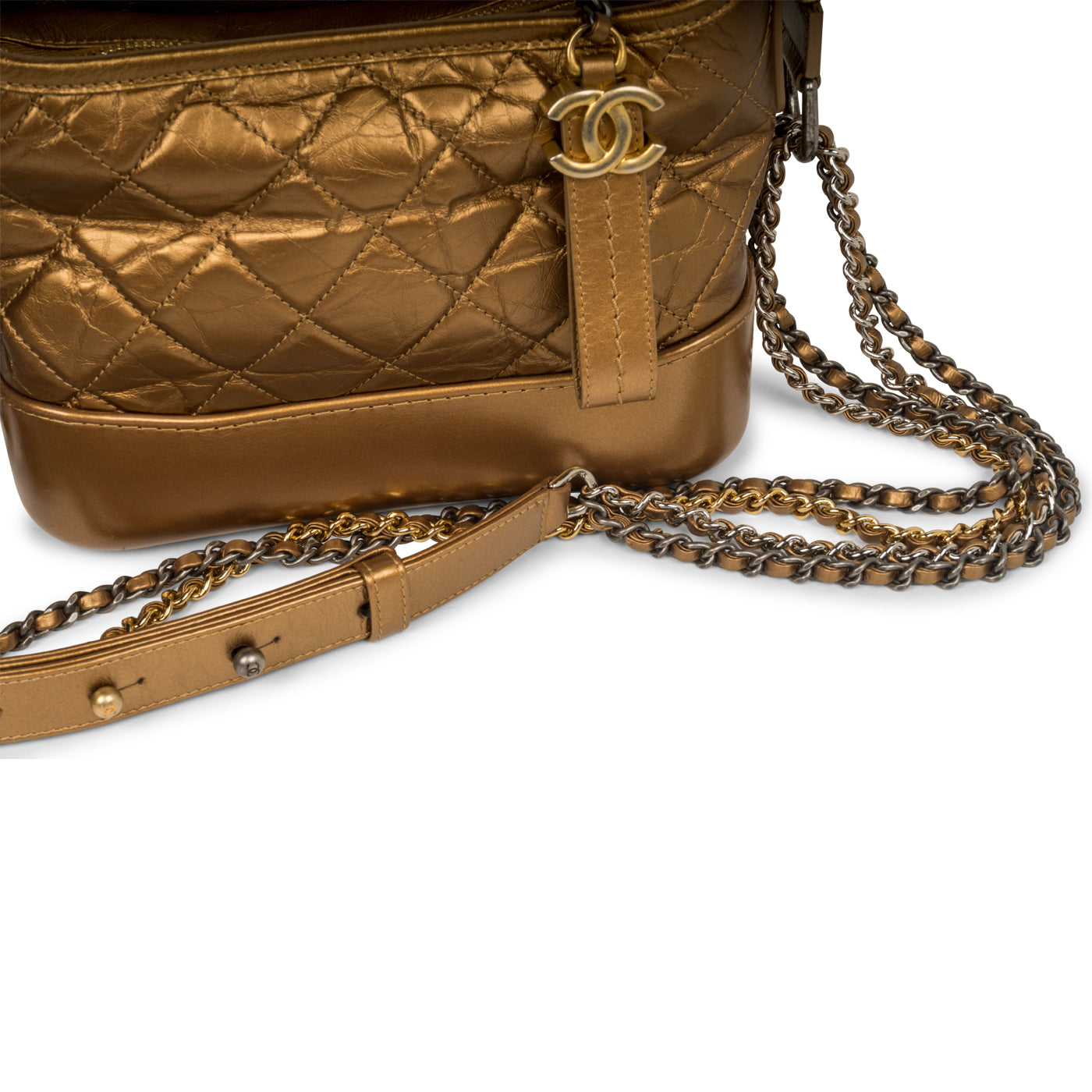 Chanel Gabrielle - Small - Bronze Calfskin