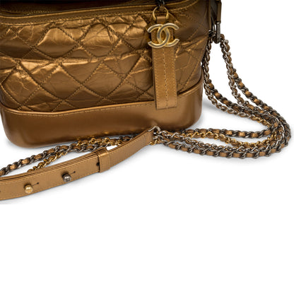 Chanel Gabrielle - Small - Bronze Calfskin