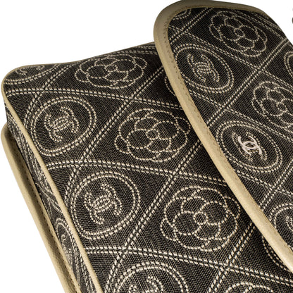 Chanel Camellia Fabric double-sided bag