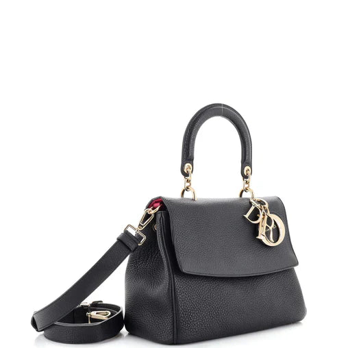Be Dior Bag Pebbled Leather Small