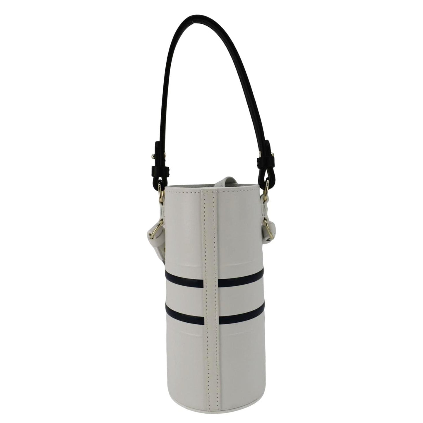 Christian Dior Vibe Bottle Holder Printed Leather Crossbody Bag White