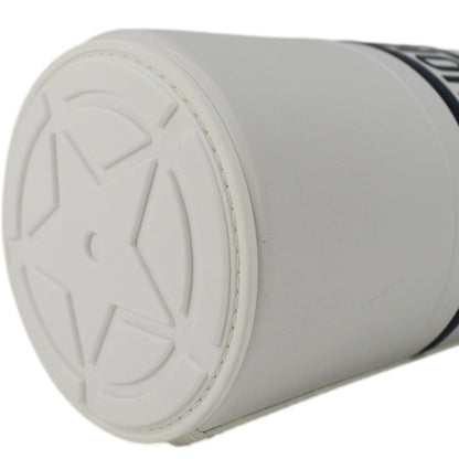Christian Dior Vibe Bottle Holder Printed Leather Crossbody Bag White