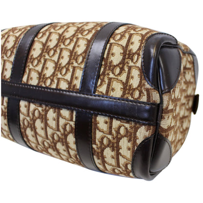 CHRISTIAN DIOR Monogram Logo Boston Duffle Bag