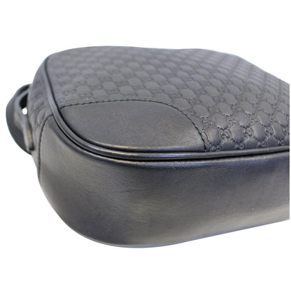 GUCCI Bree Micro GG Guccissima Leather Crossbody Bag 449413