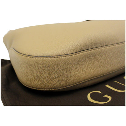 GUCCI Jackie Soft Leather Hobo Bag 362968 Beige - Last call