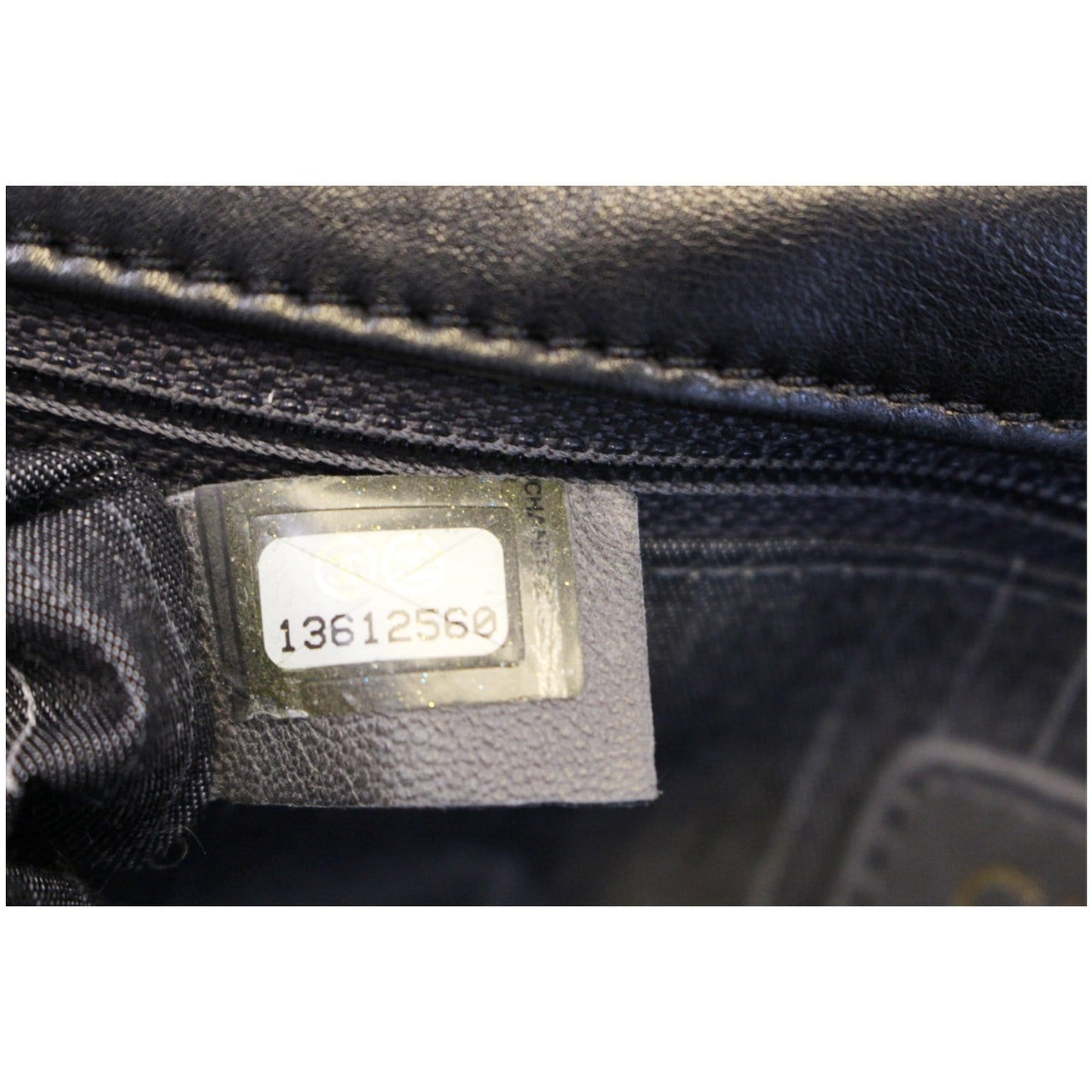 CHANEL Westminster Pearl Flap Lambskin Medium Shoulder Bag Black