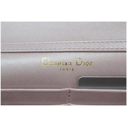 CHRISTIAN DIOR Miss Dior Promenade Wallet on Chain Crossbody Bag Light Pink