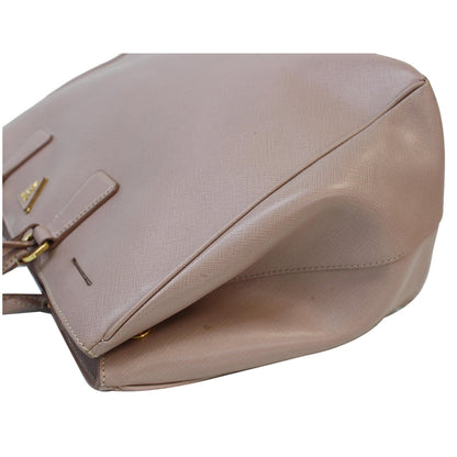 PRADA Lux Saffiano Leather Tote Tote Bag Light  Pink