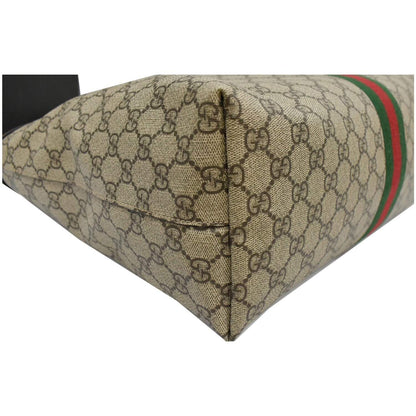 GUCCI Ophidia Medium GG Supreme Canvas Tote Bag Beige 631685