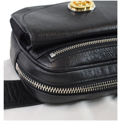 GUCCI Morpheus Leather Belt Bag Black 597676 - Final Sale