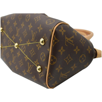 LOUIS VUITTON Tivoli PM Monogram Canvas Shoulder Bag Brown
