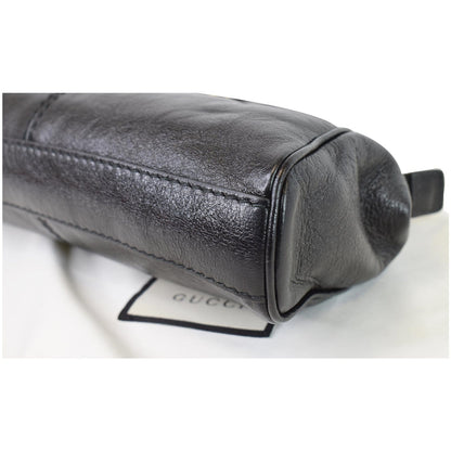 GUCCI GG Re(Belle) Tiger Head Leather Crossbody Bag Black 524620