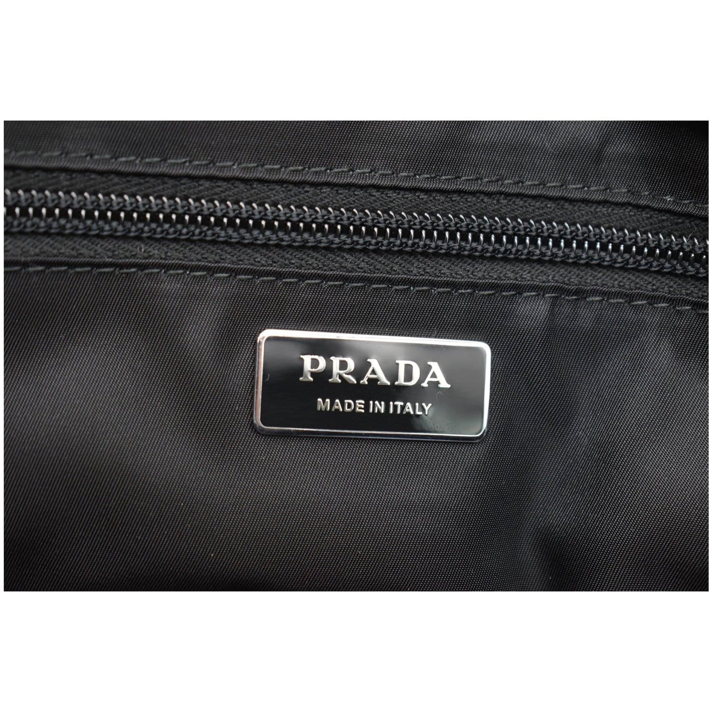 PRADA Large Padded Re-Nylon Shoulder Bag Black