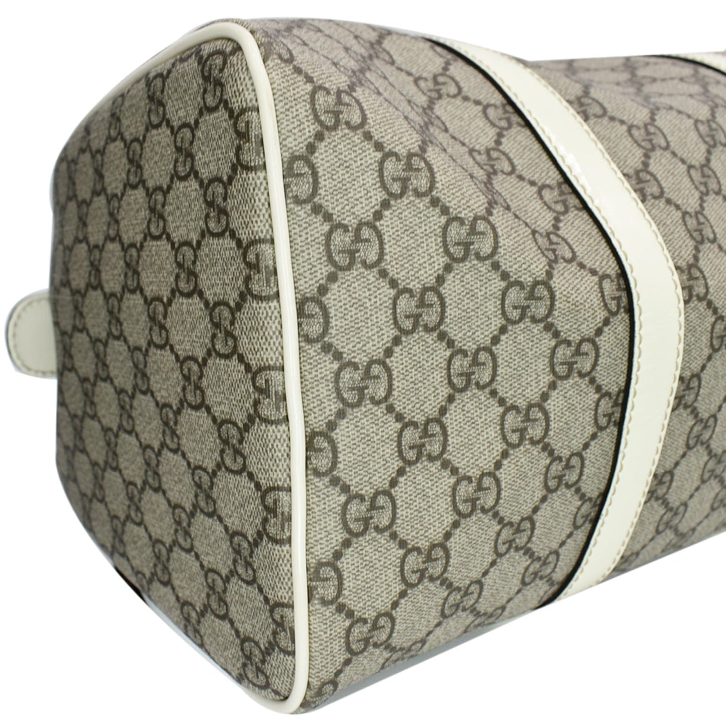 GUCCI GG Plus Joy Monogram Canvas Boston Bag Beige 193603