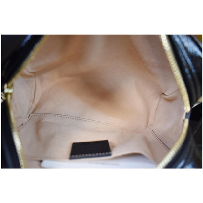 GUCCI Ophidia Small Suede Web Belt Waist Bag Brown 517076