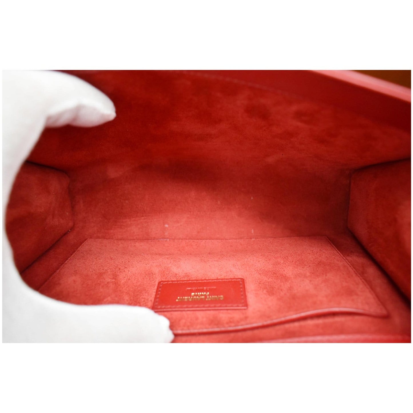 YVES SAINT LAURENT Kate Tassel Leather Crossbody Bag Red