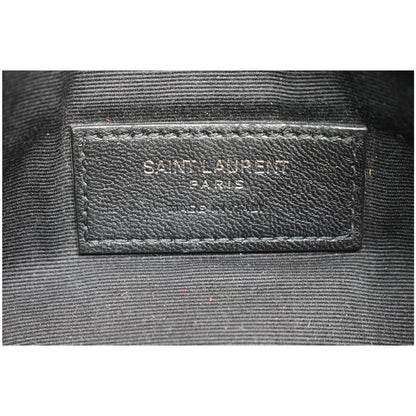 YVES SAINT LAURENT Bill Pouch Grain De Poudre Black