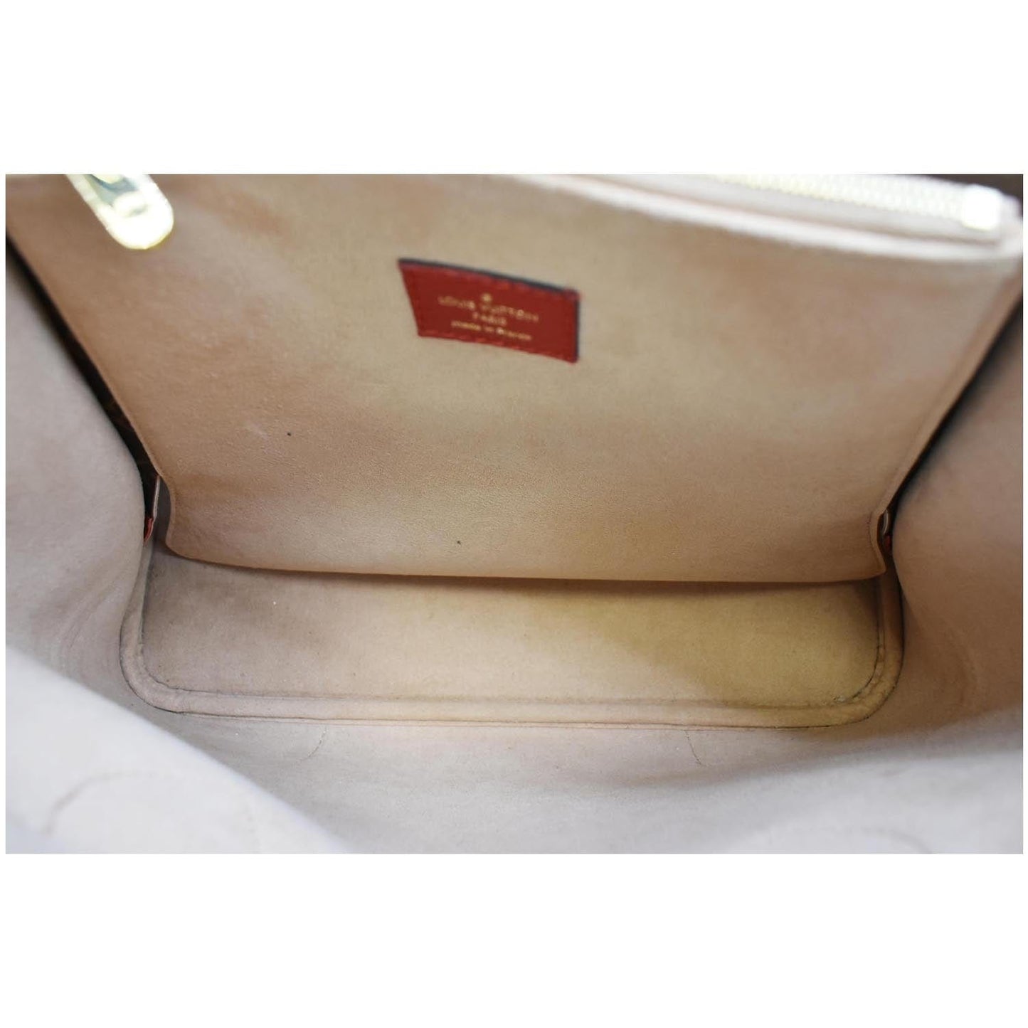 LOUIS VUITTON Flandrin Monogram Canvas Tote Shoulder Bag Red