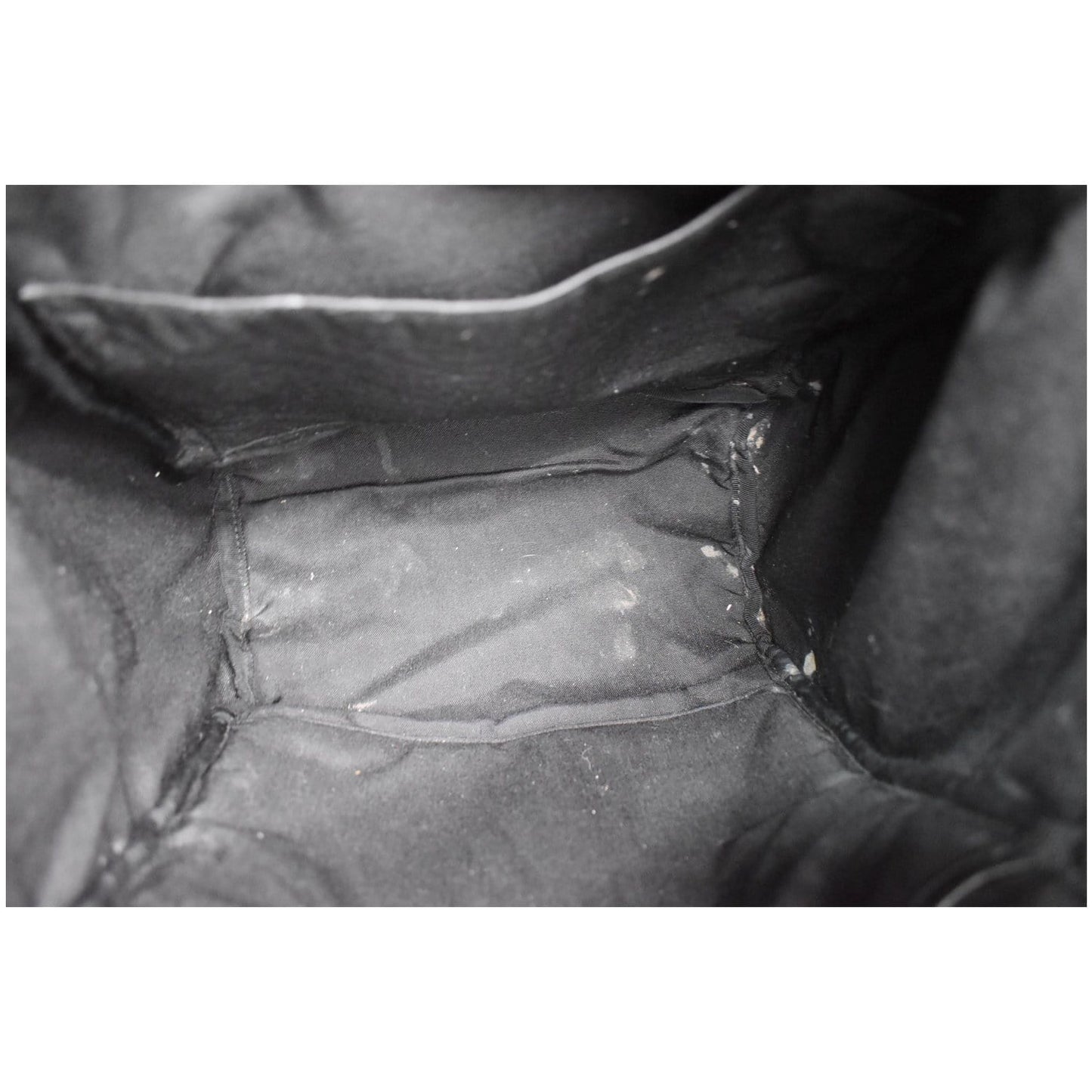 YVES SAINT LAURENT Hunting Rucksack Canvas Backpack Bag Black