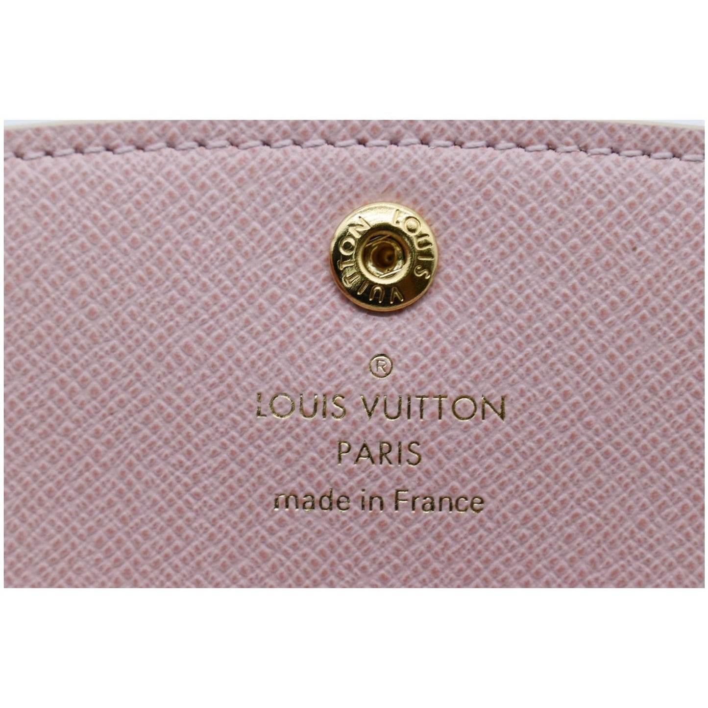 LOUIS VUITTON Emilie Damier Azur Wallet White
