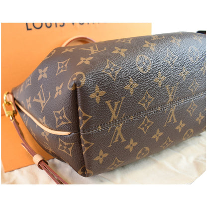 LOUIS VUITTON Turenne PM Monogram Canvas Shoulder Bag Brown
