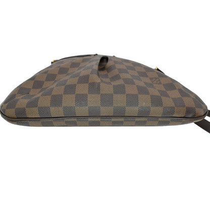 LOUIS VUITTON Bloomsbury PM Damier Ebene Crossbody Bag Brown