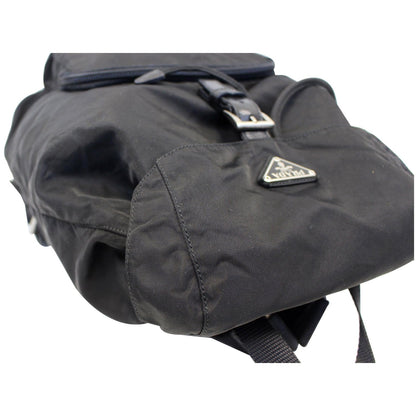 PRADA Nylon Backpack Bag Black