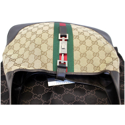 GUCCI Jackie O Web GG Canvas Hobo Bag