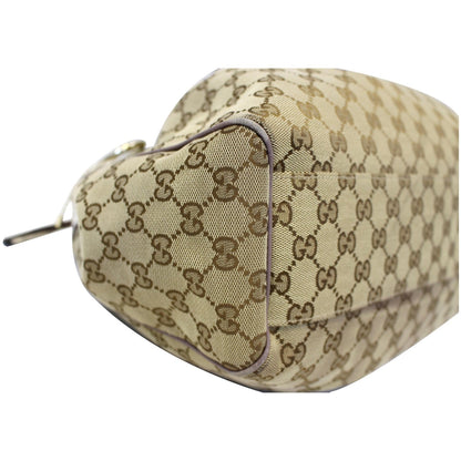 GUCCI Sukey Medium  GG Canvas Tote Bag Beige 211944