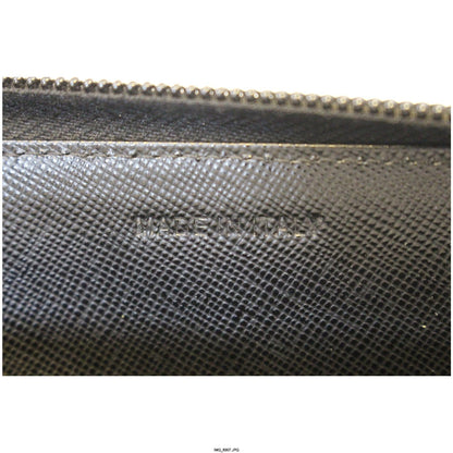 PRADA Black Nylon Zip Around Wallet