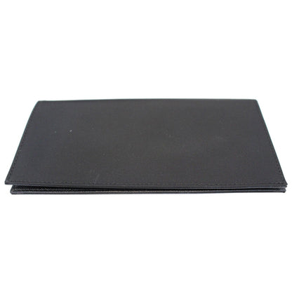 PRADA Nylon Checkbook Cover Wallet Black