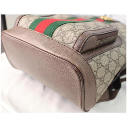 GUCCI Ophidia GG Small Web Backpack Beige 547965