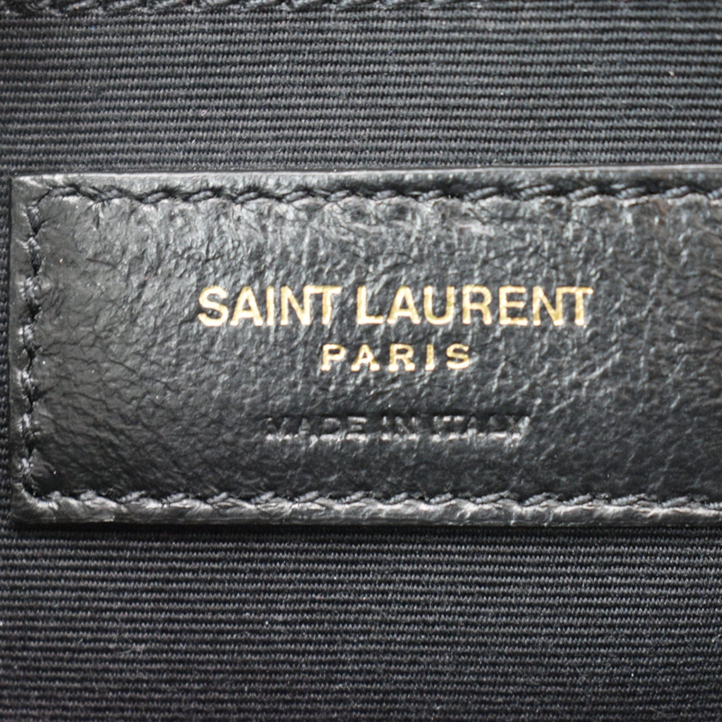 YVES SAINT LAURENT Lou Camera Leopard-Print Leather Crossbody Bag Black