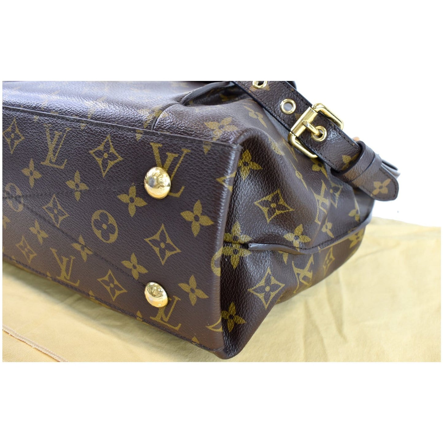 LOUIS VUITTON Metis Hobo Monogram Canvas Shoulder Bag Brown