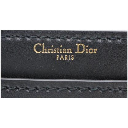 Christian Dior J'Adior Medium Calfskin Leather Flap Shoulder Bag Black