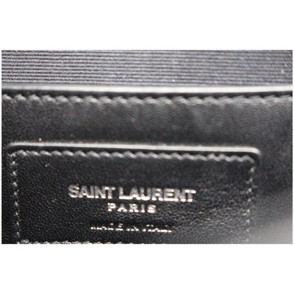 YVES SAINT LAURENT Opium 2 Studded Leather Tassel Bag Black