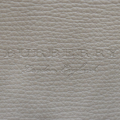 BURBERRY Reversible Haymarket Coated Canvas Tote Bag Tan