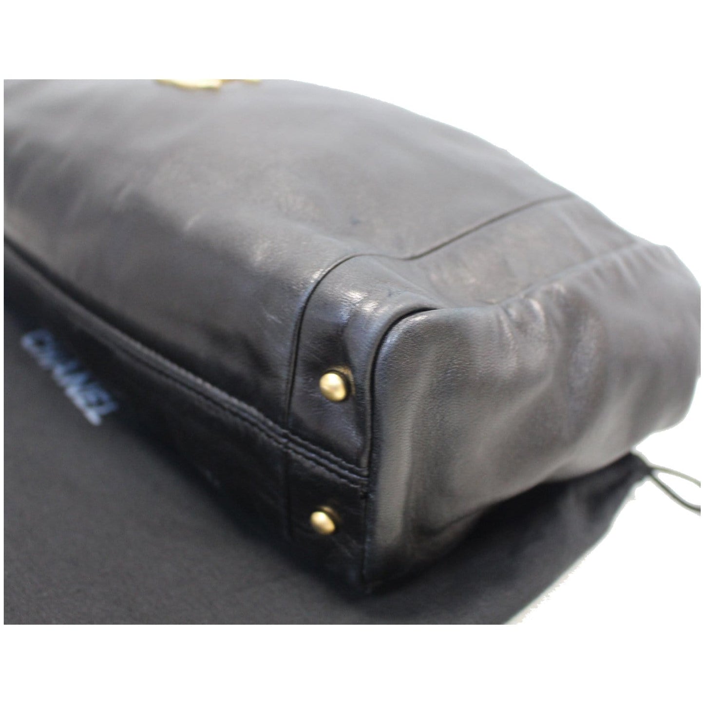 CHANEL CC Classic Small Lambskin Shoulder Bag Black