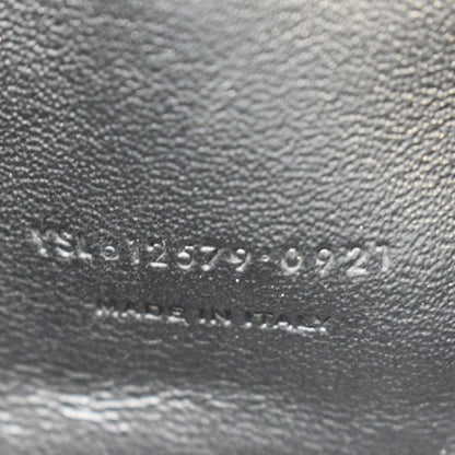 YVES SAINT LAURENT Mini Lou Grain De Poudre Camera Crossbody Bag Dark Natural