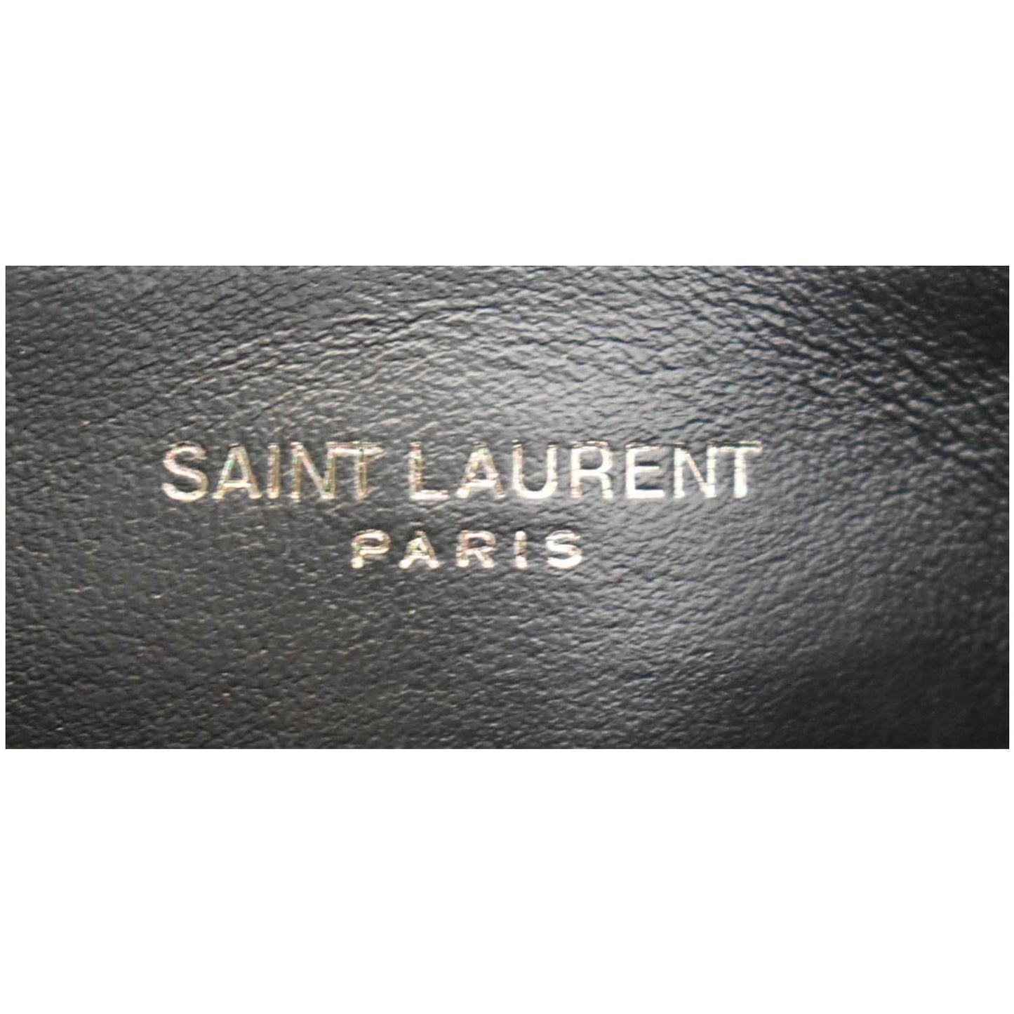 YVES SAINT LAURENT Loulou Toy Matelasse Leather Crossbody Bag Black