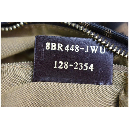 FENDI Chef Zucca Canvas Hobo Bag Brown