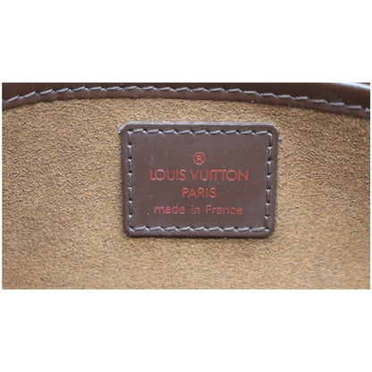 LOUIS VUITTON Saint Louis Damier Ebene Pochette Clutch Bag Brown