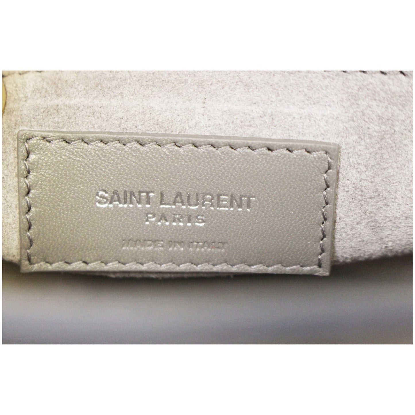 SAINT LAURENT Sunset Medium Crocodile Embossed Leather Crossbody Bag