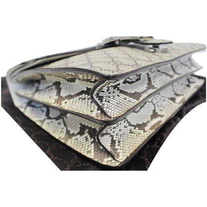 GUCCI Dionysus Medium GG Supreme Embroidered Shoulder Bag 400235 Beige