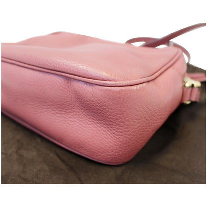 GUCCI Soho Disco Pebbled Leather Small Crossbody Bag 308364
