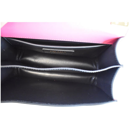 PRADA City Sidonie Small Leather Crossbody Bag Magenta
