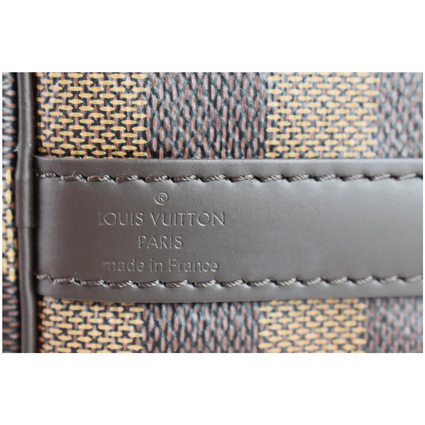 LOUIS VUITTON Speedy 30 Bandouliere Damier Ebene Shoulder Bag Brown
